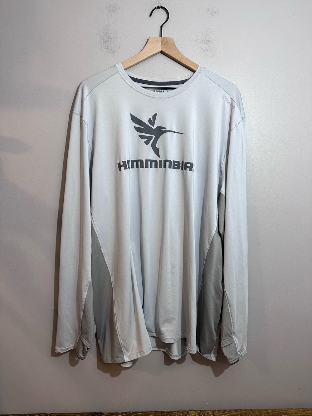 Humminbird Simms SolarFlex Crew - Sterling Size 2XL